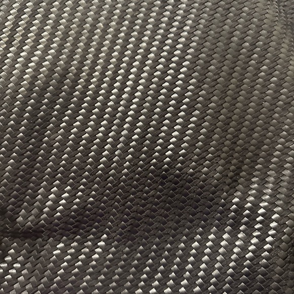 Black Woven Fringe Tote Bag Vince Camuto Excellent condition soft leather - Picture 9 of 12